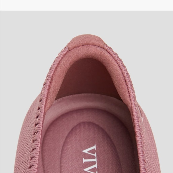 Vivaia Pointed-Toe Flat Dancers Mauve Pink Size 39, US 8 Ballet Flats Casual - Picture 5 of 15